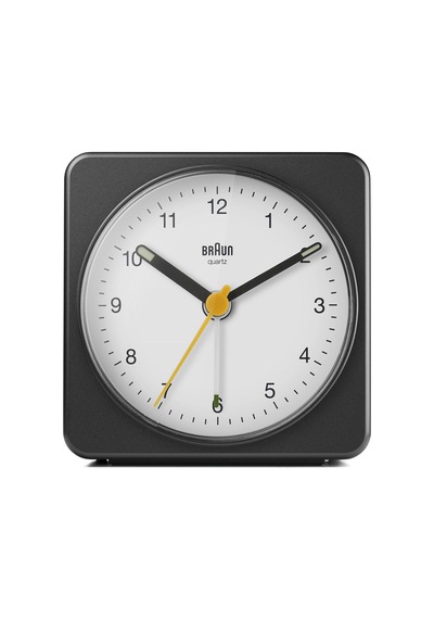 Braun Bc03bw Siyah-beyaz Klasik Seyahat Analaog Alarmlı Masa Saati Brn.bc03bw