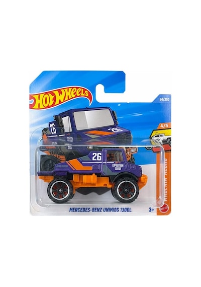 Hot Wheels Truckin Along Mercedes Benz Unimog 1300l Jjj32 Çok Renkli