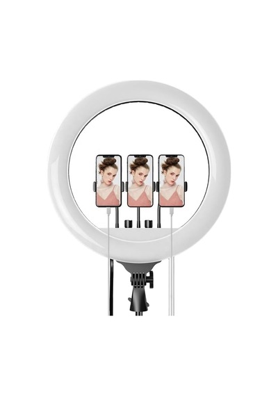 Rl-21 21 İnç Ring Light Tripodlu Profesyonel Led Çekim Işığı, Tiktok Youtube Yayın Lambası, Telefon Tutucul