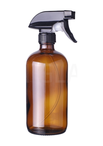 Amber Plastik Triger Kapak Sprey Şişe 1000 Ml 20 Adet
