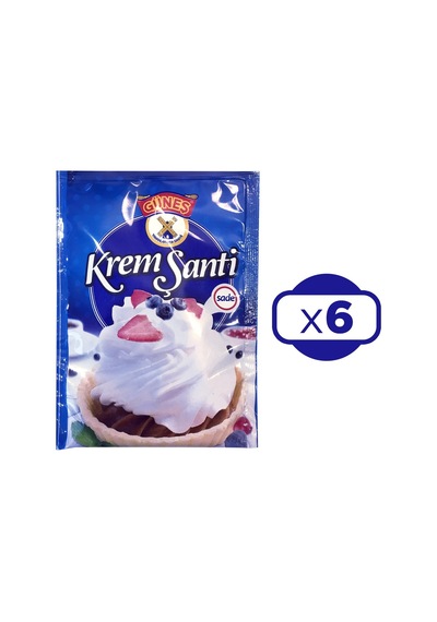 Güneş Krem Şanti Sade 6 x 75 G