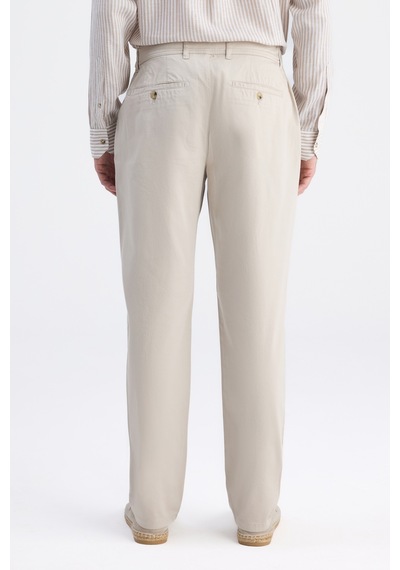 D's Damat Ds Damat Comfort Fit Bej Gabardin Chino Pantolon 6hcc3ı303778m