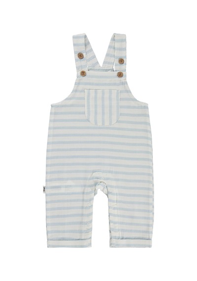 Civil Baby Çizgili Ön Cepli 6-18 Ay Slopet - Mavi
