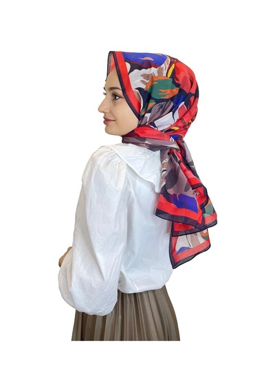 E1352 Cardion Pamuk İpek Şal Siyah