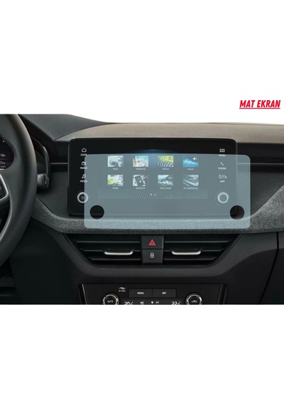 Skoda Scala 2024 Navigasyon Ve Multimedya Uyumlu Mat Ekran Koruyucu