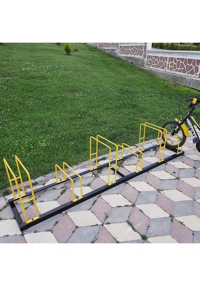 İlgi Trafik Bisiklet Park Yeri Bisiklet Park Alanı 6'lı Sarı - Siyah