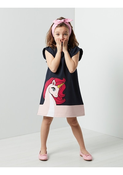 Denokids Unique Elbise Siyah