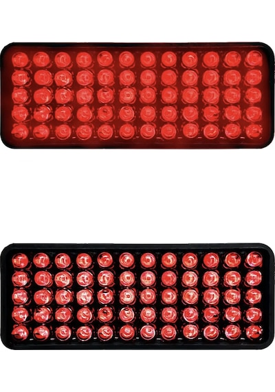 Knmaster Stop-450 Evrensel Dikdörtgen Kırmızı Ledli Motosiklet Ke