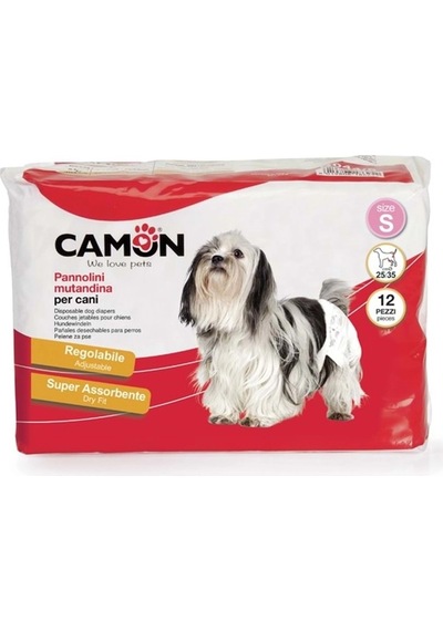 Camon Külot Bez Xl: Köpekler İçin Tek Kullanımlık Süper Emici Bez 55-65 Cm