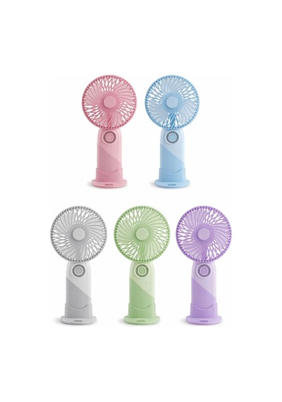 Taşınabilir Mini Fan Usb Şarjlı El Vantilatörü 3 Kademeli Sessiz