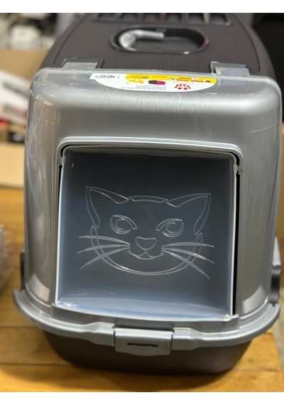 Kürek Hediyeli Irak Plastik Xxl Büyük Boy Kapalı Kedi Tuvaleti