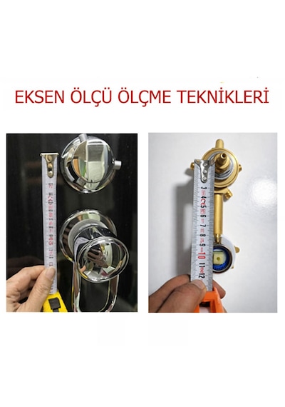 Ayrıntıshop 4 Yollu Duşakabin Bataryası Kompakt Sistem 9 Cm Krom