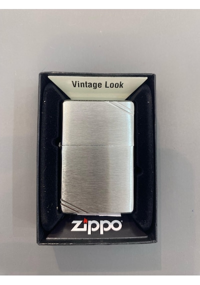 Zippo Çakmak -230 Vıntage Br Fın Chrom 5 Numara Gri