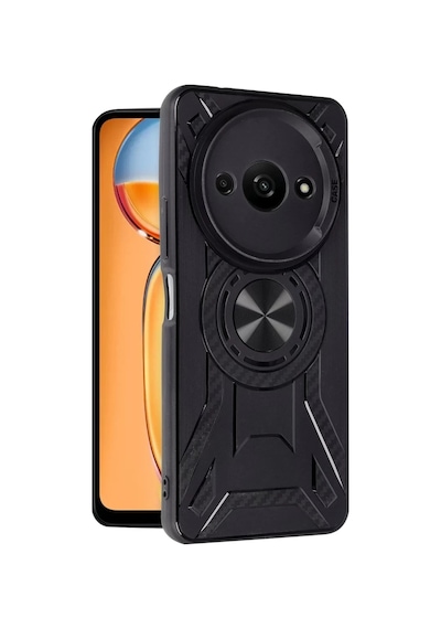 Xiaomi Redmi A3 4g Uyumlu Kılıf Lincoln Silikon - Siyah
