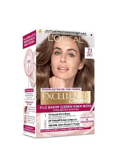 Loreal Excellence Boya 7-1 Küllü Kumral