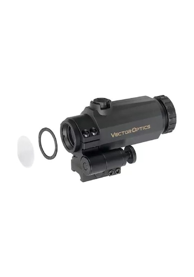 Vewar Dürbün Cam Koruması Bb Shield 30mm Şeffaf Plaka Seti Vwsd-30 Siyah