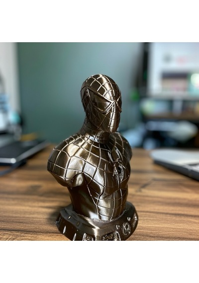 Marvel Spider-man Dekoratif Masaüstü Biblo - Detaylı Kostüm Tasarımlı Büst 12,9 X 8,5 Cm