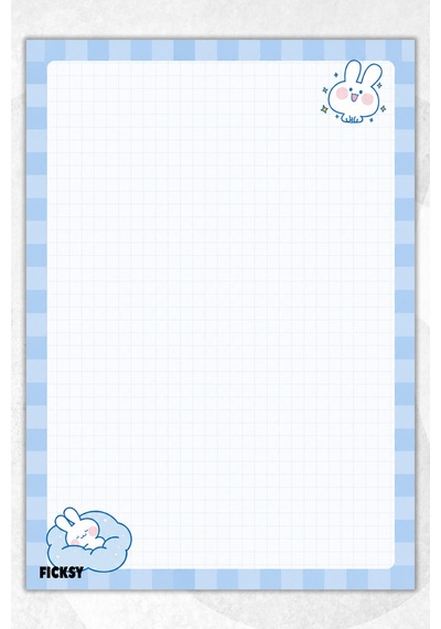 A4 Bloknot Kareli Defter - 50 Yaprak - Memopad - Notepad - Not Defteri - Not Kağıdı - 4131 Çok Renkli