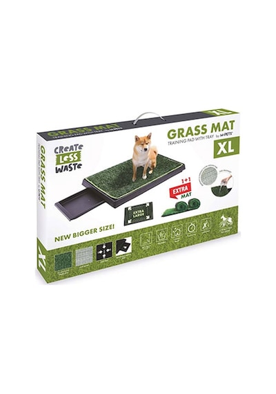 M-pets Grass Mat Çimli Çekmeceli Köpek Tuvaleti 50x76 Cm 244-53044.02