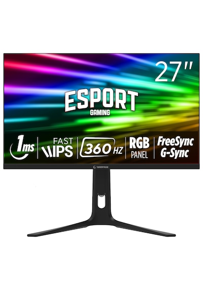 Rampage Ellipse EL27R360F 27" 360Hz 1ms Full HD Pivot IPS Oyuncu Monitörü