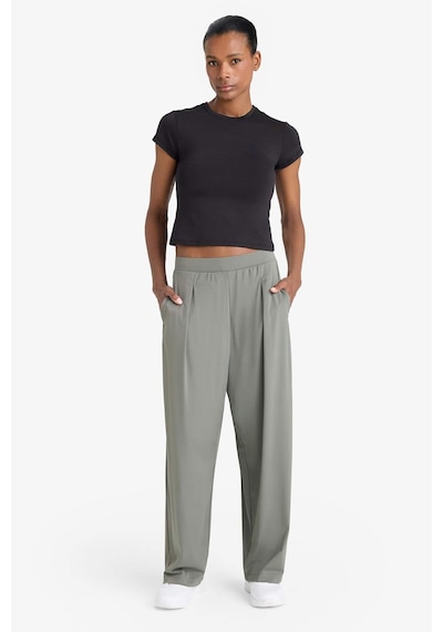 DeFactoFit Straight Fit Geniş Paça Standart Boy İnce Sporcu Pantolon E2542AX25SMKH512