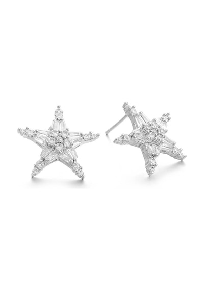 Merano Design 2cm Yıldız Küpe Çok Renkli