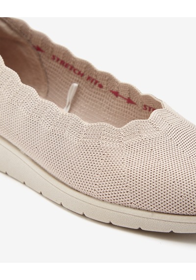 Skechers Cleo Flex Wedge - Spellbind Kadın Bej Günlük Ayakkabı 158156 Tpe Bej