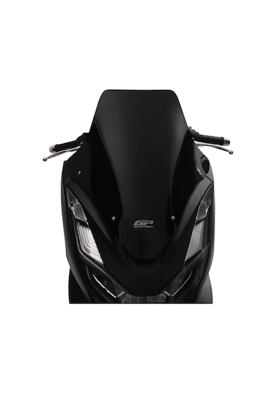 GP Kompozit Honda PCX 125 / 150 2021-2024 Uyumlu Spor Ön Cam Siyah 55 cm