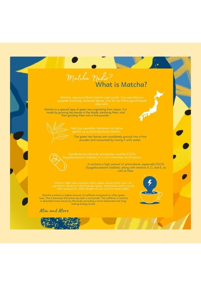 Mim and More Banana Matcha Muzlu Matcha 50 G