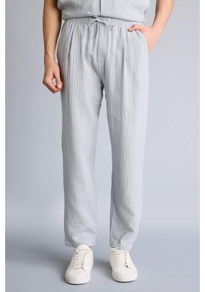Defacto Relax Fıt Pamuklu Pantolon D6144ax26smgr130 Gri-gr130