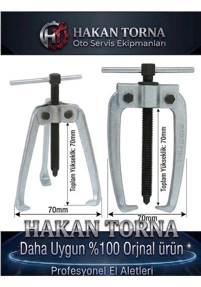 Mini Rulman Çektirme 70x70 2 Ayak Ve 3 Ayak