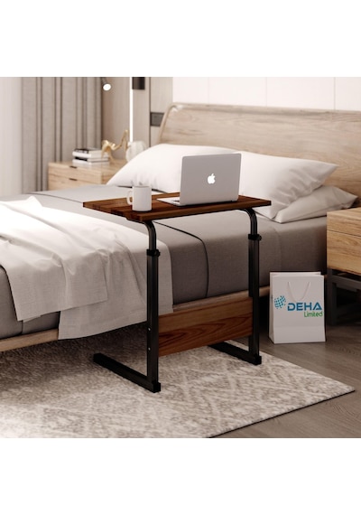 Dehalimited 60X40 Yükseklik Ayarlı Çalışma Masası,Hasta Yemek Masası,Laptop S