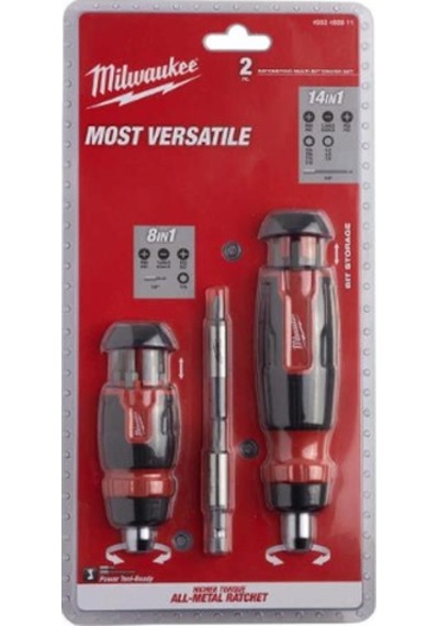 Milwaukee T4932492811 Cırcırlı İkili Tornavida Seti