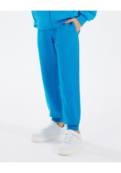 Skechers B Essentials Jogger Sweatpant Büyük Erkek Çocuk Mavi Eşofman Altı Sk232066-315 Mavi