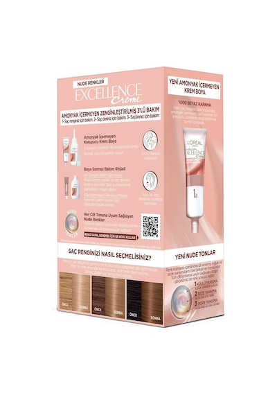 L'Oréal Paris L'Oréal Paris Excellence Creme Nude Renkler Saç Boyası – 8U Nude Koyu Sarı 8U Nude Koyu Sarı
