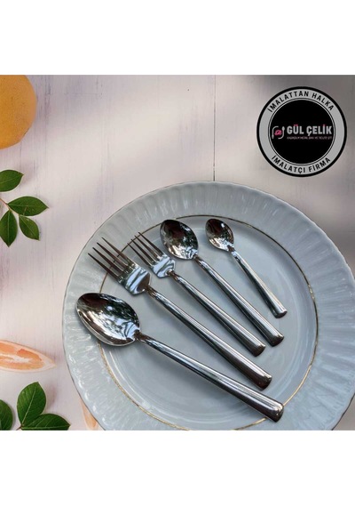 Kaveh Çatal Kaşık Seti 6 Kişilik 30 Parça 18/0 Kalite 1mm İnox