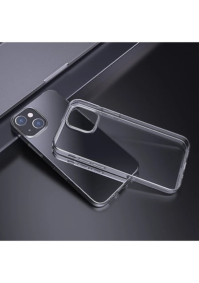 Hepsi Hoco Light Series Tpu iPhone Uyumlu 15 Plus Şeffaf Kılıf- 5775 Najmaddin Siyah