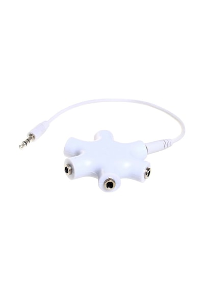 Kulaklık Çoklayıcı 5 Port 3.5Mm Çoğaltıcı Apple Uyumlu iPhone iPad Samsung Lg