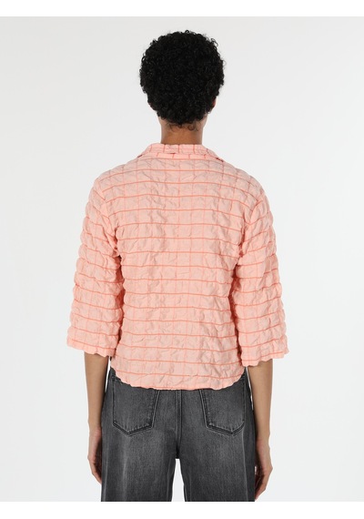 Colin's Regular Fit Shirt Neck Turuncu Kadın Uzun Kol Gömlek CL1058824_Q1.V2_ORA Turuncu