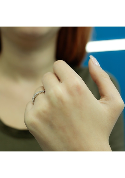 Lova 0,51 Karat Pırlanta Yarımtur Yüzük - 1030144