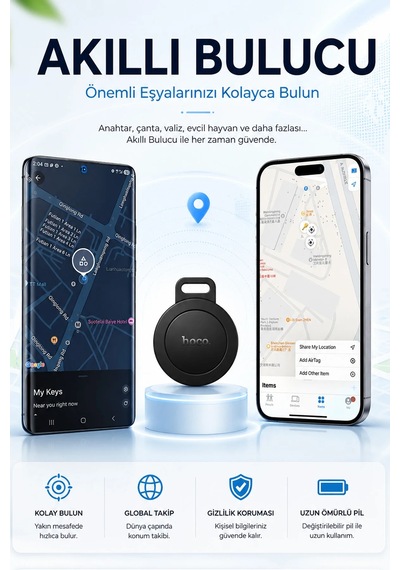 Exenar - Siyah - Apple iPhone Uyumlu Apple Airtag Uyumlu Ve Android Mini Eşya Araç Motor Mini Bulucu 1 Exenar - Siyah - Apple iPhone Uyumlu Apple Airtag Uyumlu Ve Android Mini Eşya Araç Motor Mini Bulucu 1