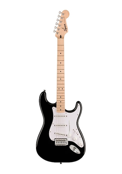 Squier 0373152506 Sonic Stratocaster Elektro Gitar Siyah Akça