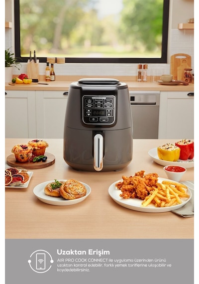 Karaca Connect Air Pro Cook Xl 2 In 1 Uzaktan Erişimli 4 Kişilik Airfryer