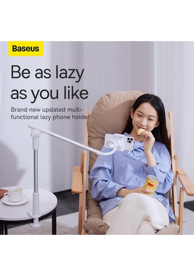 Baseus Unlimited, Masaüstü Katlanabilir Klipli Cep Telefonu Tutuc Siyah
