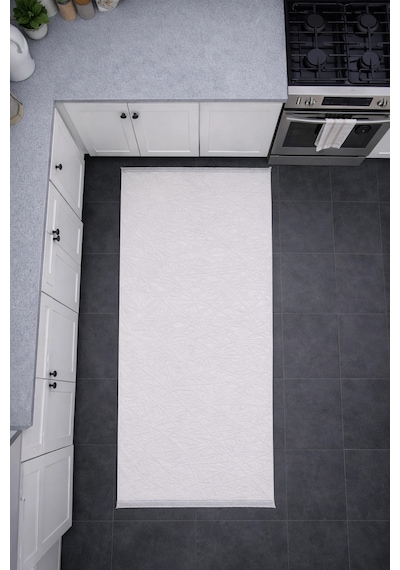 Merinos Vista 79590-060 Özel Kesme Halı Beyaz Renk Çok Renkli