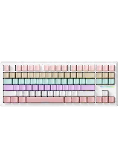 Attack Shark M87 Rgb Kablosuz Şarjlı Üçlü Mod 4000mah Pbt Mekanik Klavye Mac Ve Win Uyumlu