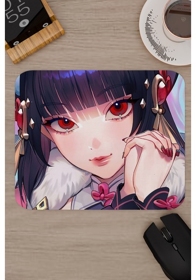 Yun Jin Genshin Impact Anime Oyuncu V5 - 22x18 Gaming Mouse Pad Fare Altlığı
