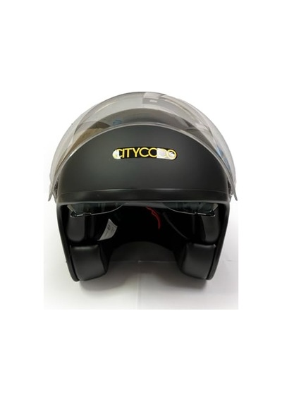 Kask Mat Siyah Çift Vizörlü Stil Terletme Yapmaz Pedler Diğer