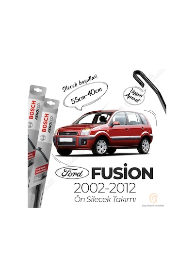 Ford Fusion Muz Silecek Takımı 2002-2012 Bosch Aeroeco