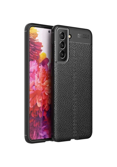 Samsung Galaxy Uyumlu S22 Plus Kılıf Deri Görünümlü Renk Atmayan Dayanaklı Silikon Kapak Niss